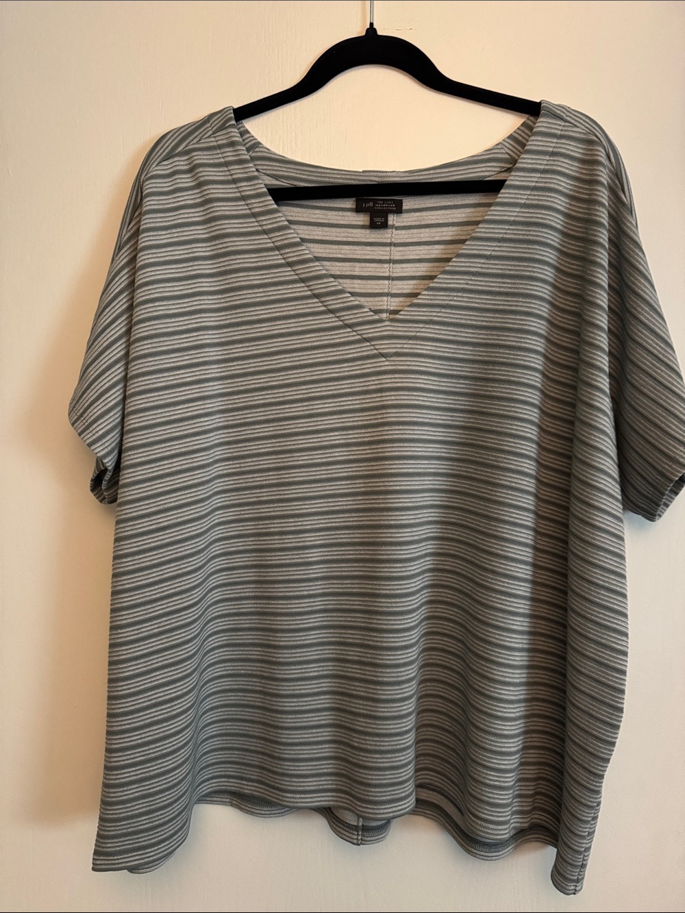 J. Jill Wearever Boxy Striped Top